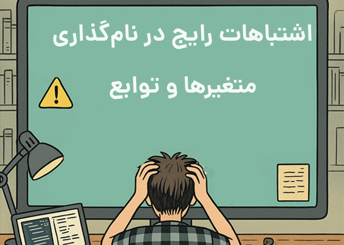 اشتباهات رایج در نام‌گذاری متغیرها و توابع  